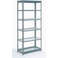 Global Equipment Heavy Duty Shelving 48"W x 12"D x 72"H With 6 Shelves - Wire Deck - Gray 255707